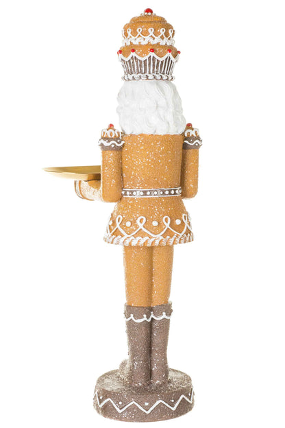 NEW-Brown Gingerbread Nutcracker