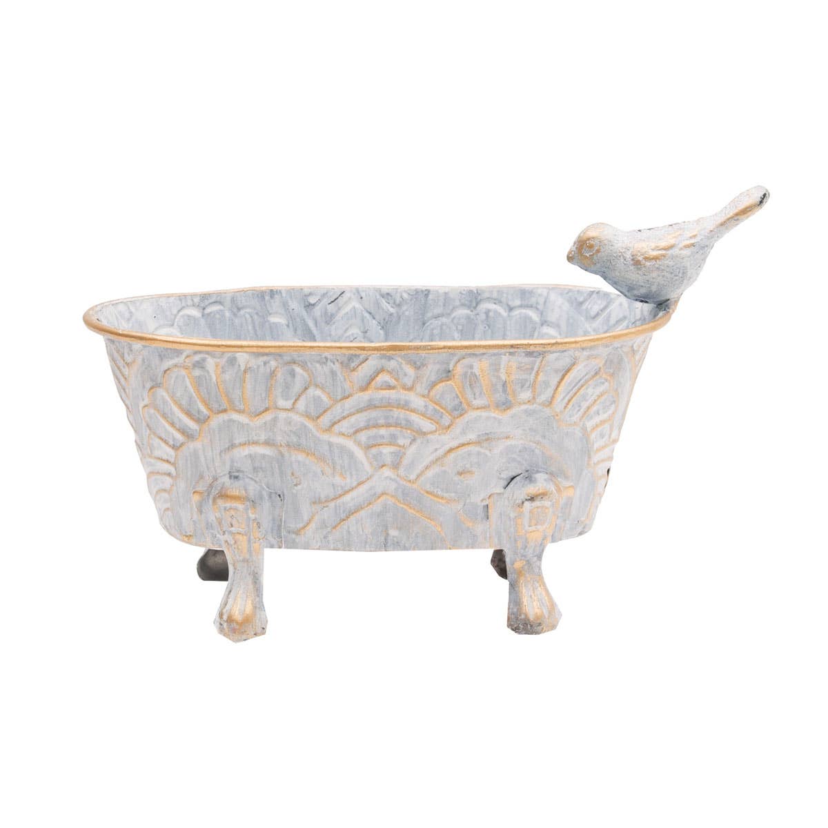 Black & White Enamel Mini Bathtub