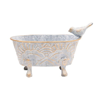 Black & White Enamel Mini Bathtub