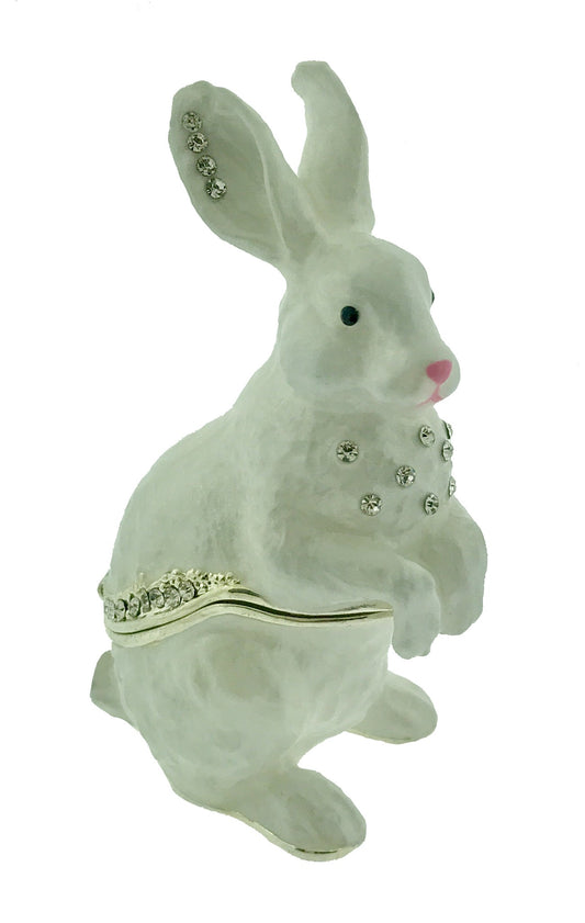White Rabbit Trinket Box