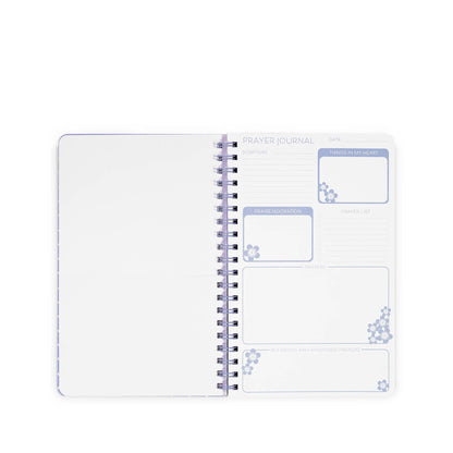 Prayer Journal, Blue Floral