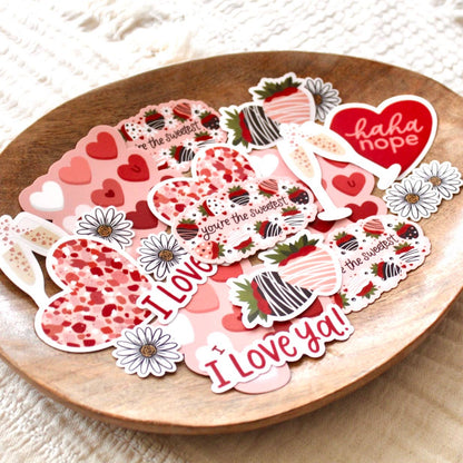 Chocolate Strawberries Sticker - Valentine's Day