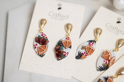 Holiday Season Petal Dangles