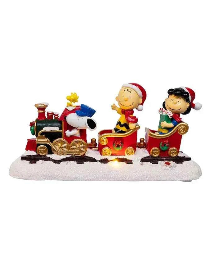 Battery Operated Peanuts Musical Train Table Decor
