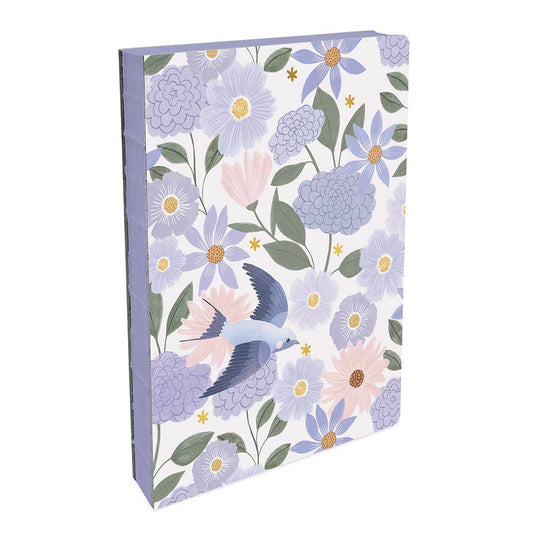 Birds & Blooms Medium Coptic-Bound Journal