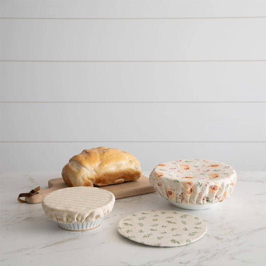 Cloth Bowl Covers, Sourdough (Set of Sm, Med, Lg)