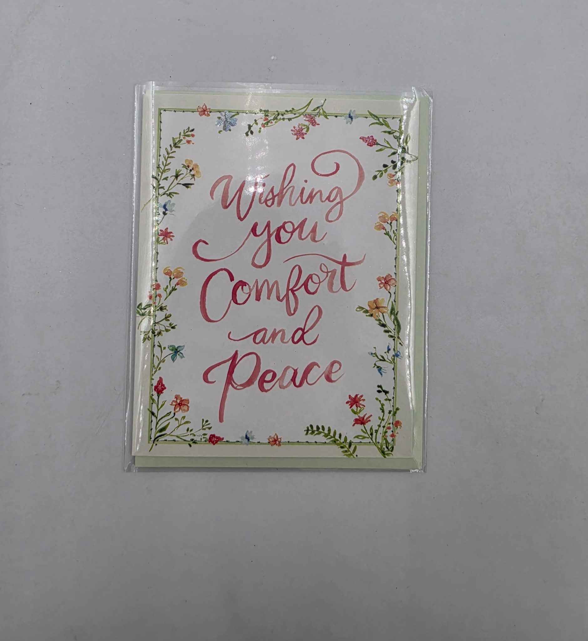 Wishing You Comfort and Peace Greeting Card