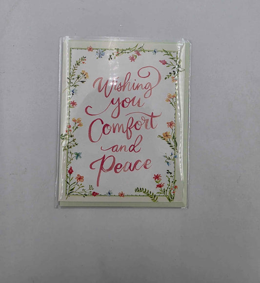 Wishing You Comfort and Peace Greeting Card