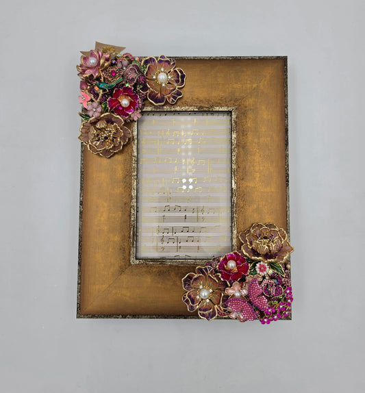 4 x 6 Jeweled Photo Frame
