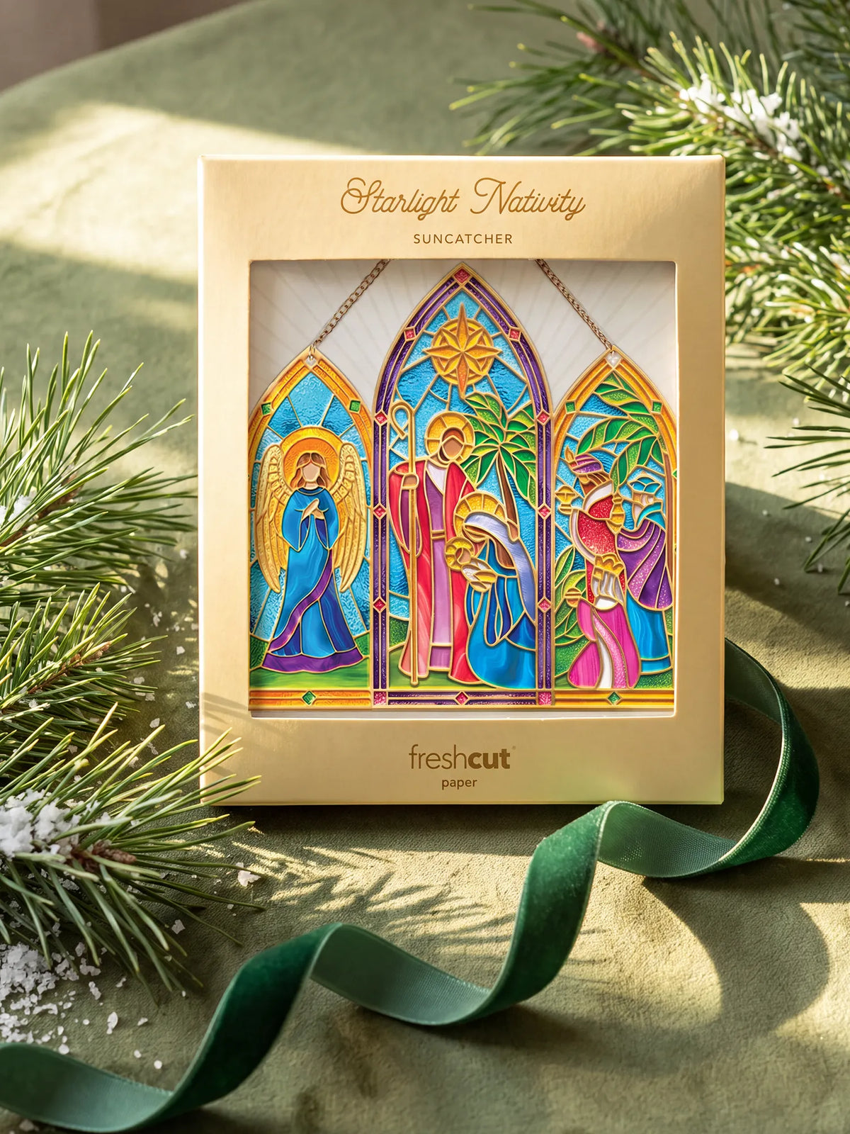 Starlit Nativity Suncatcher