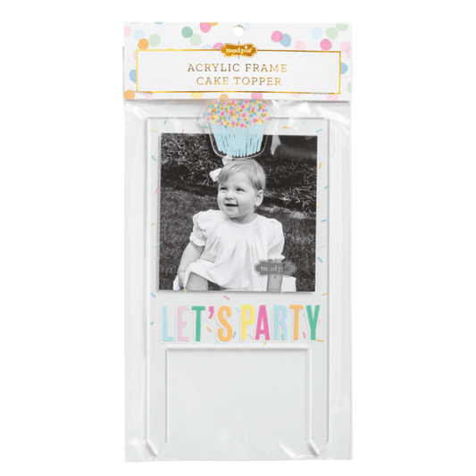 Lets Party Cake Topper Frame
