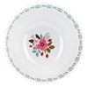 Floral Serving Bowl Dimensions: 11 3/8" W. x 11 3/8" D. x 5 1/4" H.