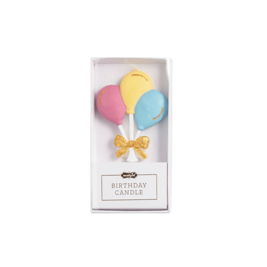 Balloon birthday candle