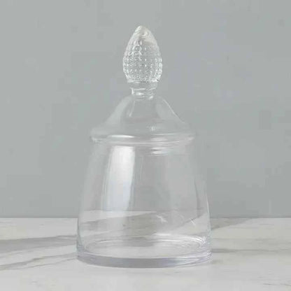 Glass Teardrop Jar with lid- large Only