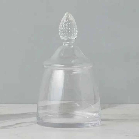 Glass Teardrop Jar with lid- large Only
