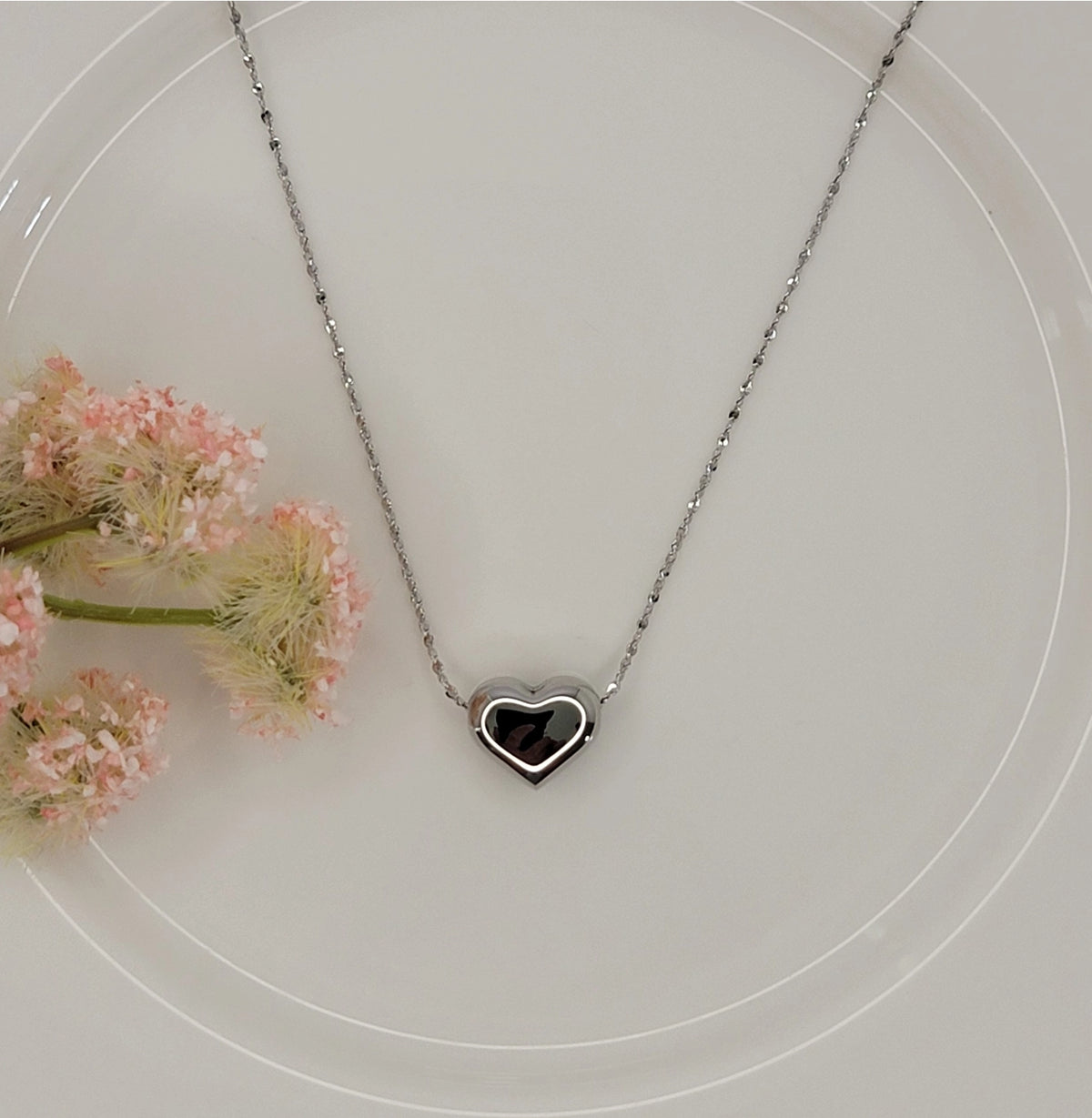 Puffed Heart Pendant