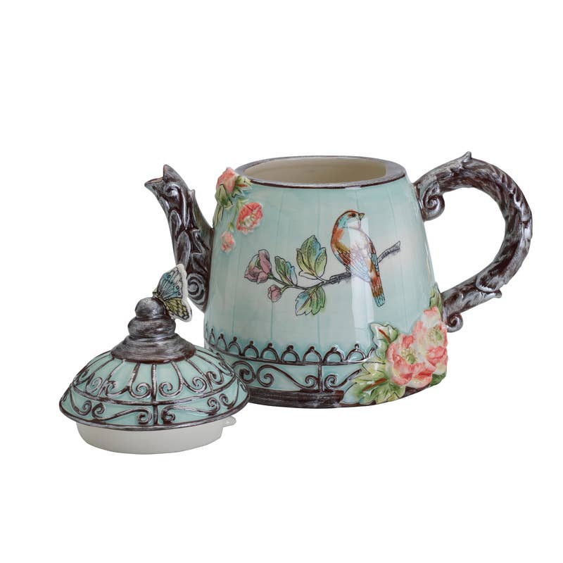 Fitz & Floyd English Garden Tea Pot Reshipper Box