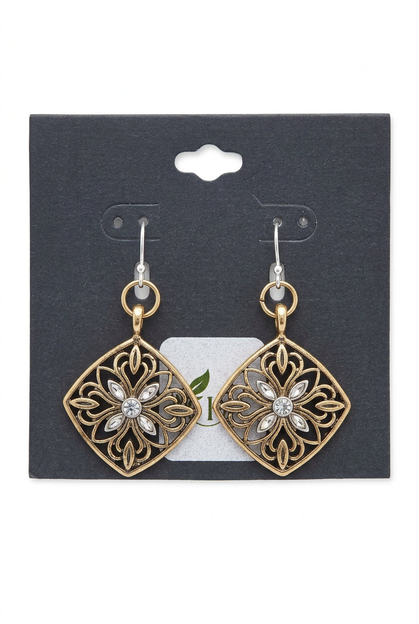 Mixed metal Earrings (gold/silver tone) (assorted design)