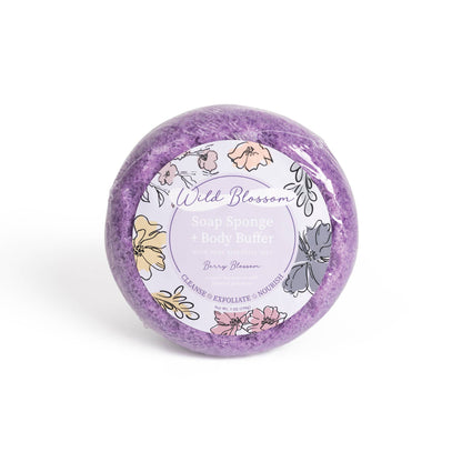 Soap Infused Body Buffer-Berry Blossom