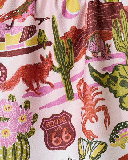 Geometry - Greetings From Arizona Tea Towel