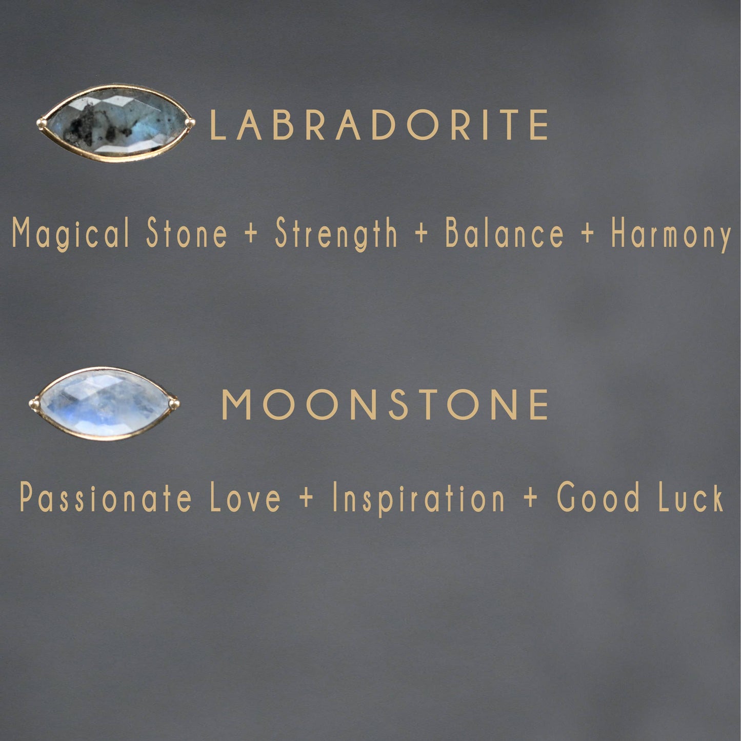 Diamond Hook w/ Semi Precious Tear Drop