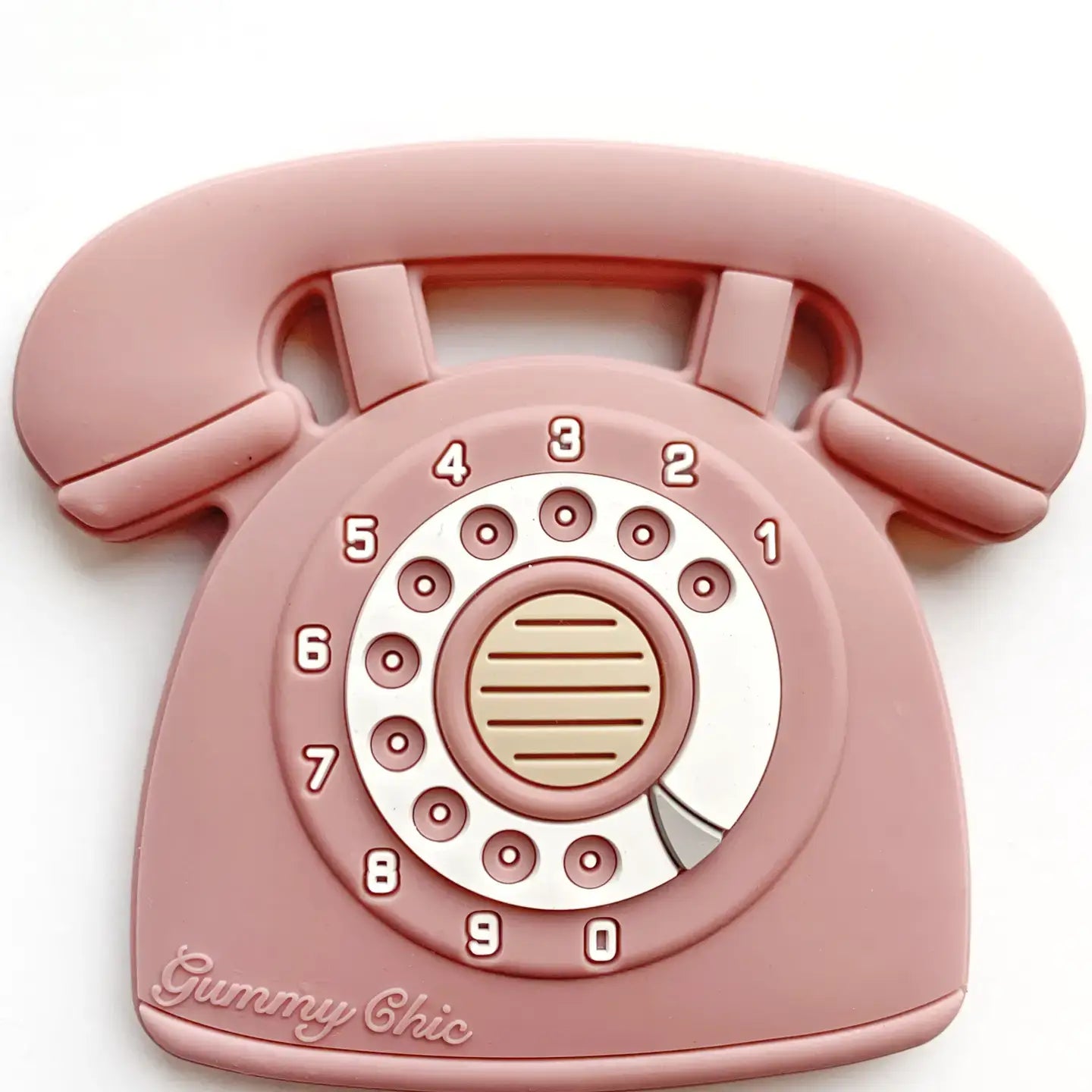 Vintage Phone Teether Toy for Teething Babies -Fun Baby Gift