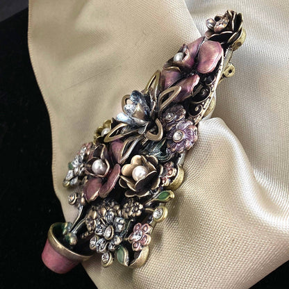 Joyería Sweet Romance - Broche de árbol de Navidad topiario P179