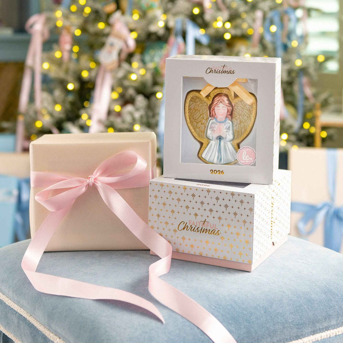 Lauren Clyburn Angel Blown Glass Christmas Ornament – 2026