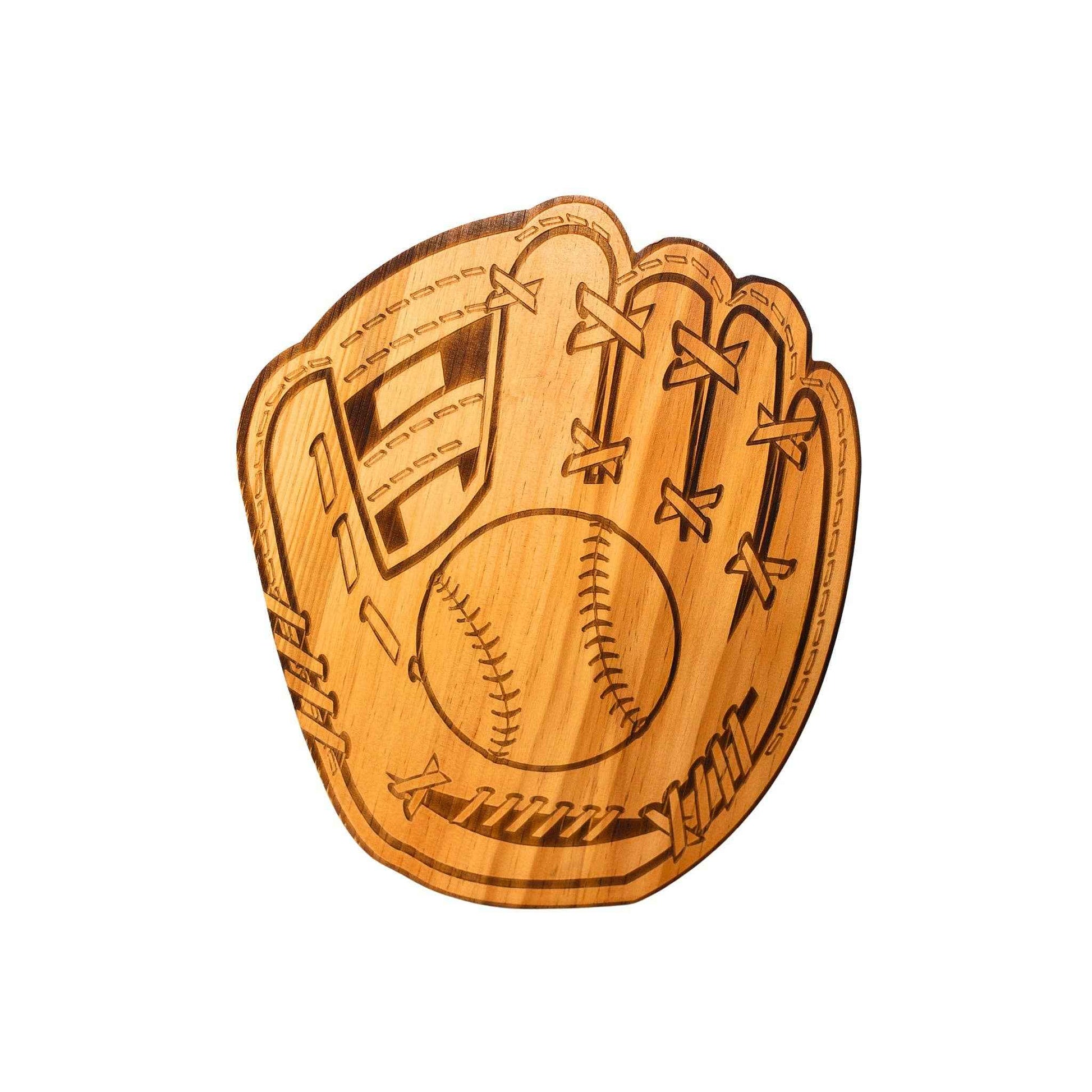 Baseball Glove Wood Board - 12" x 13.75"