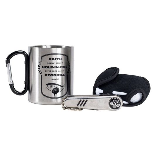Divinity Boutique - Golfers Gift Set: Faith - Luke 1:37