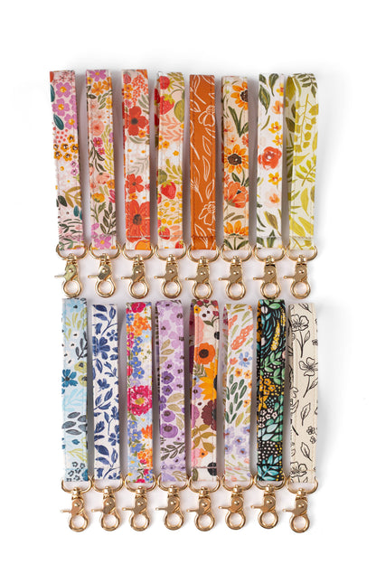 Elyse Breanne Design - Pressed Floral Wristlet Keychain