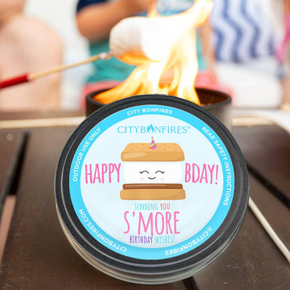 City Bonfires - Portable Fire Pits - City Bonfire - Happy Birthday Edition