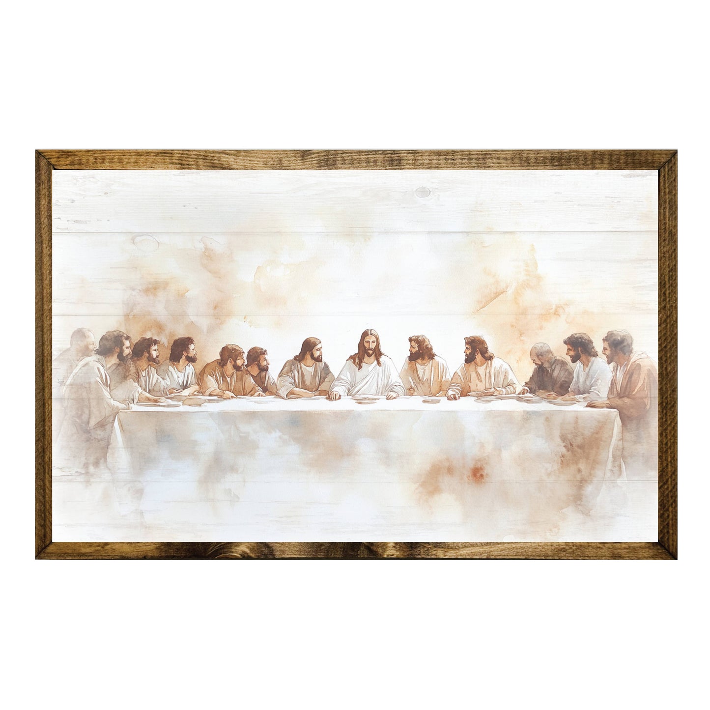 LAST SUPPER WATERCOLOR STYLE