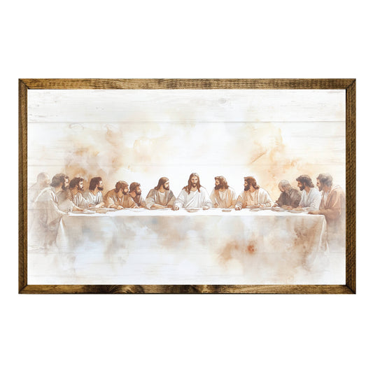 LAST SUPPER WATERCOLOR STYLE