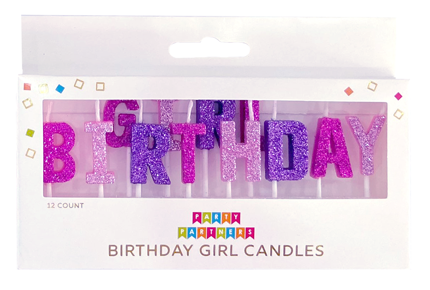 Birthday Girl Candle Set