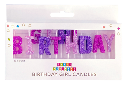 Birthday Girl Candle Set