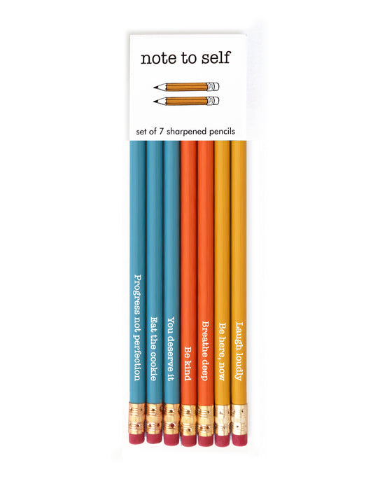 NOTE TO SELF PENCIL SET