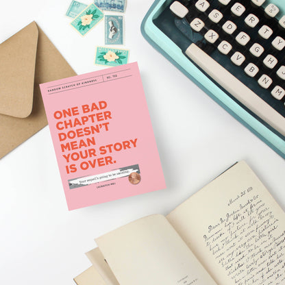 Scratch-off Card - One Bad Chapter - Encouragement