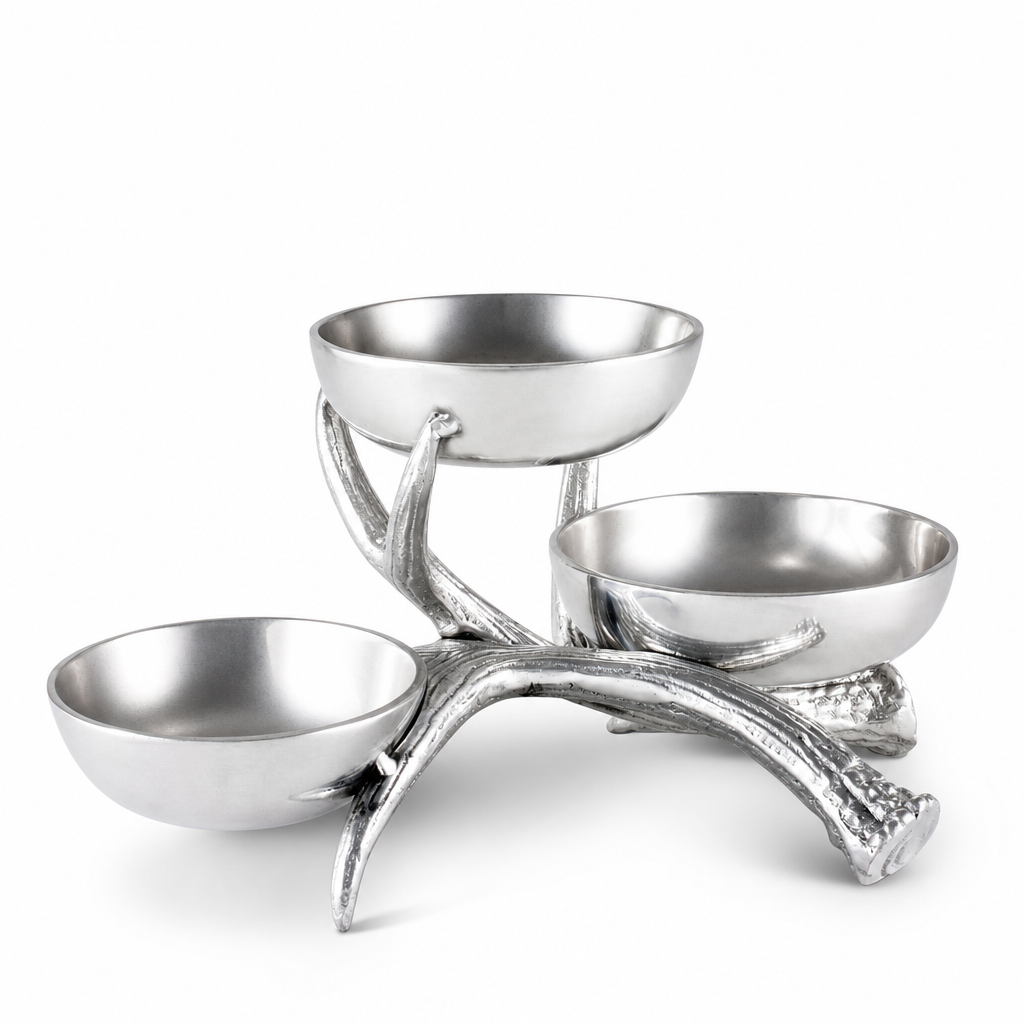Antler 3-Tiered Bowl