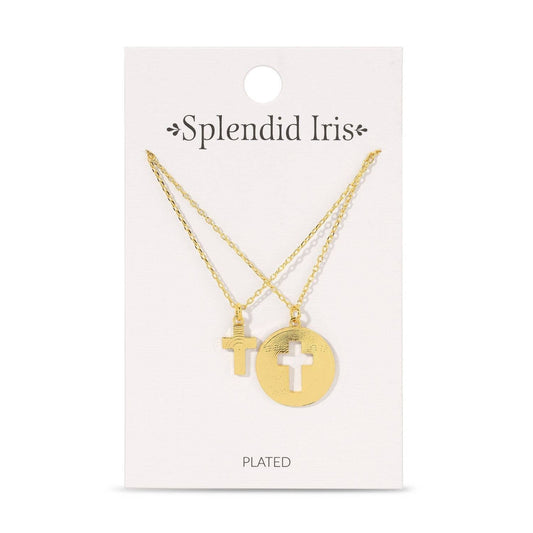 BFF Necklaces - Pair of Cross Necklaces