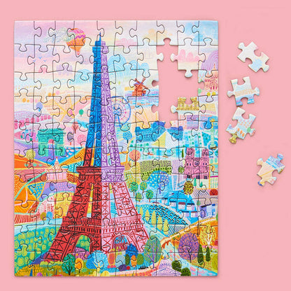 Paris Eiffel Tower 100 Piece Jigsaw Puzzle