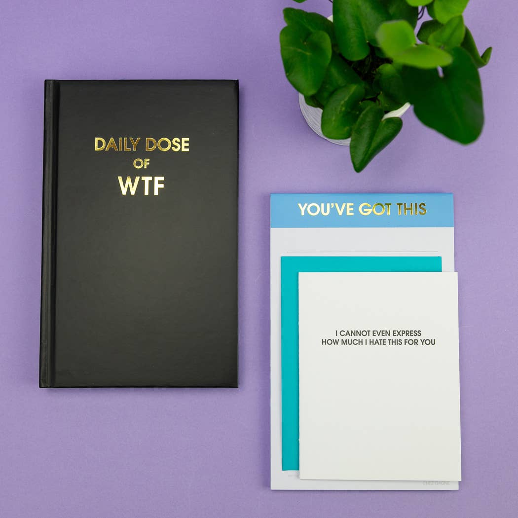 Chez Gagné - You've Got This - Lined Notepad - Sea Blue - 65 perforated pages - 5x8