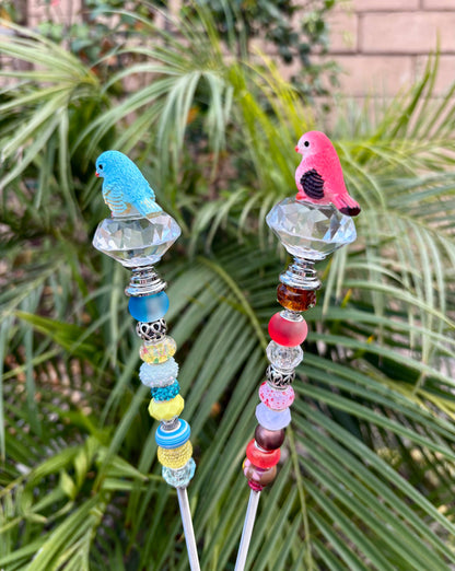 Small Bird Garden and Plant Stake -Assorted -Sold separately
