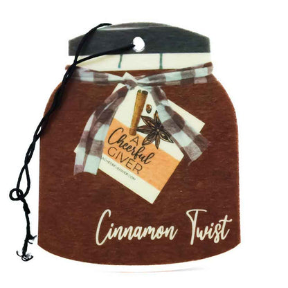 Car Air Freshener (16/box) - Cinnamon Twist