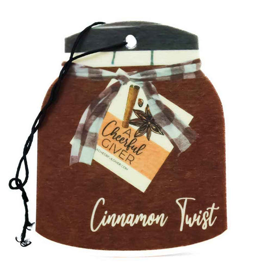 Car Air Freshener (16/box) - Cinnamon Twist