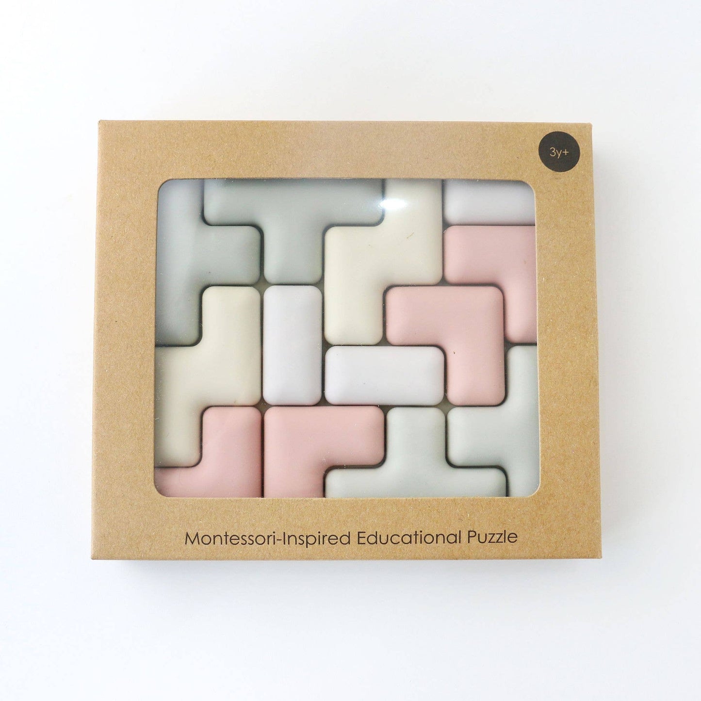 Pentomino Silicone Puzzle – Montessori Shape & Logic Toy