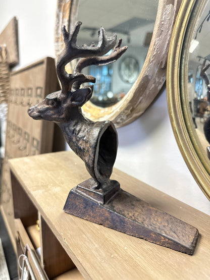 Buck Deer Head Door Stop