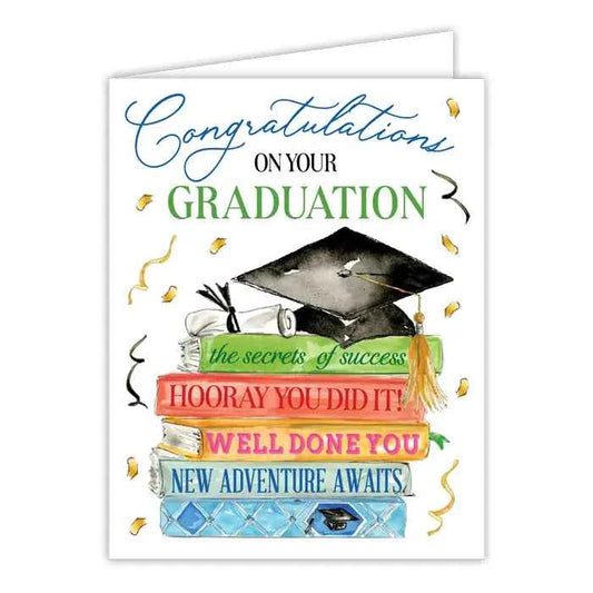 Congratulations On Your Graduation Cap Diploma Greeting Card