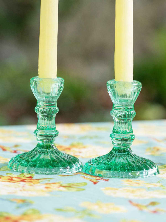 Vintage Inspired Candlestick Set of 2
