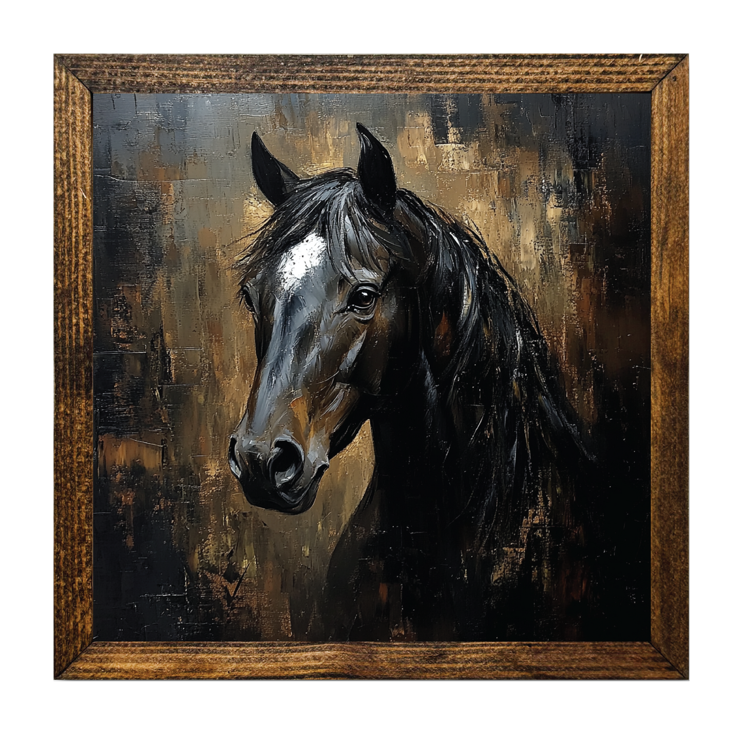 HORSE PALETTE KNIFE PAINTING 2
